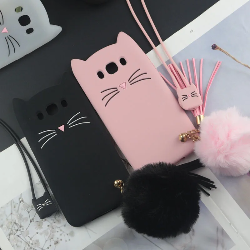 Cute 3D Cartoon Silicon Case for Samsung Galaxy J5 2016 Cases Japan Glitter Beard Cat Lovely Ears Kitty Phone Cover for J510F
Cute 3D Cartoon Silicon Case for Samsung Galaxy J5 2016 Cases Japan Glitter Beard Cat Lovely Ears Kitty Phone Cover for J510F