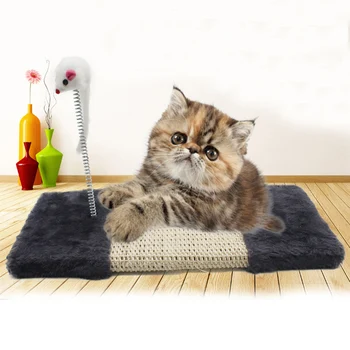 Mouse Sisal Spring Cat Scratch with Holding Pad Cat Grind Claws Catch Fun Toy Scratch Pillar Toys Pet Products Cat Toys
Mouse Sisal Spring Cat Scratch with Holding Pad Cat Grind Claws Catch Fun Toy Scratch Pillar Toys Pet Products Cat Toys