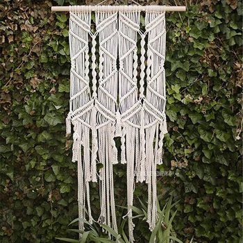 100*190cm Handmade Macrame Bohemia Tassel Hanging Tapestry Curtain Fashion Wedding Backdrop Home Wall
100*190cm Handmade Macrame Bohemia Tassel Hanging Tapestry Curtain Fashion Wedding Backdrop Home Wall