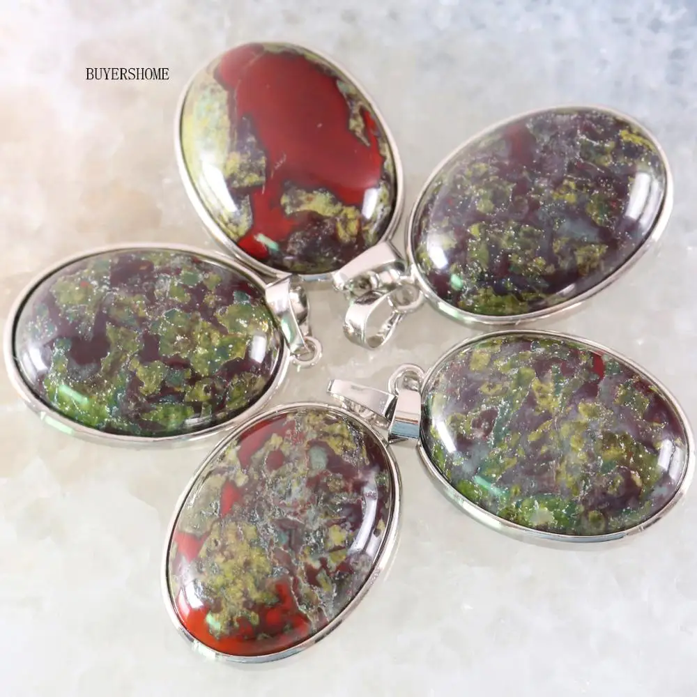BUYERSHOME Oval 25x35MM Women Jewelry For Necklace Natural Stone Beads Red Dragon Blood Stone Pendant 1Pcs K674
BUYERSHOME Oval 25x35MM Women Jewelry For Necklace Natural Stone Beads Red Dragon Blood Stone Pendant 1Pcs K674