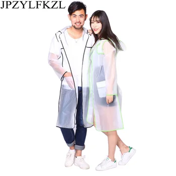 EVA Transparent Raincoat With Belt Long Raincoat for Women Waterproof Jacket Windbreaker Rain Poncho Outdoors capa de lluvia
EVA Transparent Raincoat With Belt Long Raincoat for Women Waterproof Jacket Windbreaker Rain Poncho Outdoors capa de lluvia