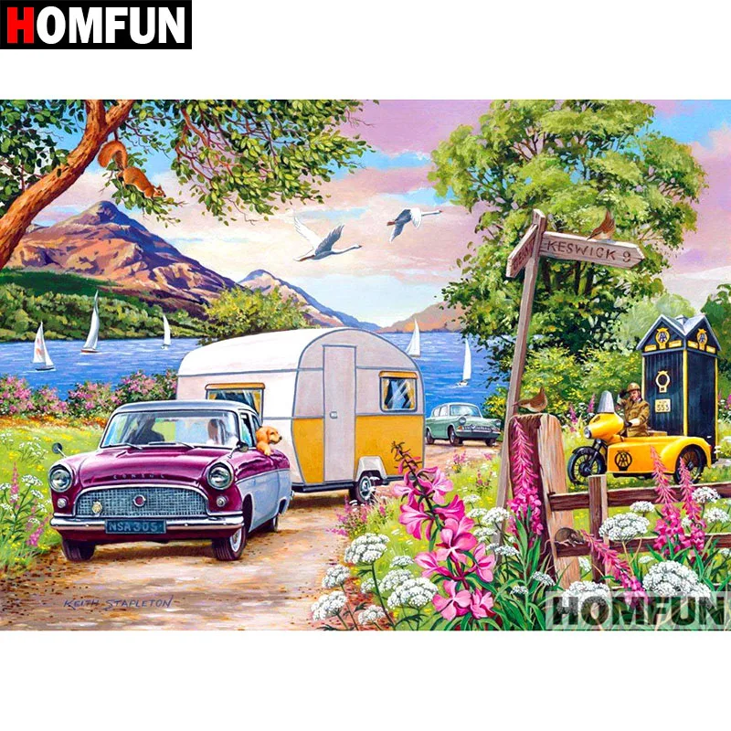 HOMFUN Full Square/Round Drill 5D DIY Diamond Painting "Vacation scenery" Embroidery Cross Stitch 5D Home Decor Gift A07262
HOMFUN Full Square/Round Drill 5D DIY Diamond Painting "Vacation scenery" Embroidery Cross Stitch 5D Home Decor Gift A07262