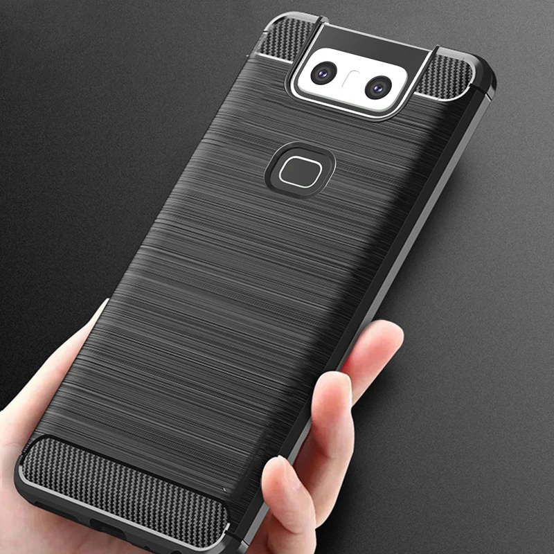 Phone Case For ASUS Zenfone ZS630KL Cover Carbon Fiber Soft TPU Silicon Bumper Case For ASUS Zenfone 6 ZS630KL funda Coque
Phone Case For ASUS Zenfone ZS630KL Cover Carbon Fiber Soft TPU Silicon Bumper Case For ASUS Zenfone 6 ZS630KL funda Coque
