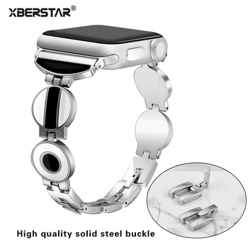 Jewelry Buckle Watch Strap for Apple Watch 1/2/3/4 38/40 42/44mm Stainless Steel Classical Buckle Watchband Bracelet for iwatch
Jewelry Buckle Watch Strap for Apple Watch 1/2/3/4 38/40 42/44mm Stainless Steel Classical Buckle Watchband Bracelet for iwatch