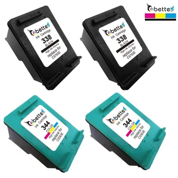 4PK, BETTE Ink Cartridges Replacement for HP 338 344 Officejet 100 L411a L411b 150 L511a H470 H470b K7100 K7103 K7108 PSC 2355
4PK, BETTE Ink Cartridges Replacement for HP 338 344 Officejet 100 L411a L411b 150 L511a H470 H470b K7100 K7103 K7108 PSC 2355