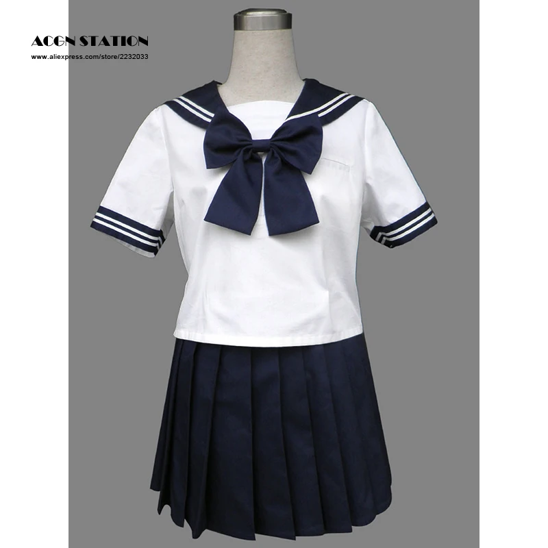 Free Shipping Royal Blue Cute Short Sleeves Girl School Uniform Sailor Suit Halloween Cosplay Costume
Free Shipping Royal Blue Cute Short Sleeves Girl School Uniform Sailor Suit Halloween Cosplay Costume
