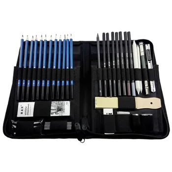 40PCS Complete Drawing Sketching Pencils lapiz Set Graphite Charcoal Rubber Sharpener Storage Case for Artist Student
40PCS Complete Drawing Sketching Pencils lapiz Set Graphite Charcoal Rubber Sharpener Storage Case for Artist Student