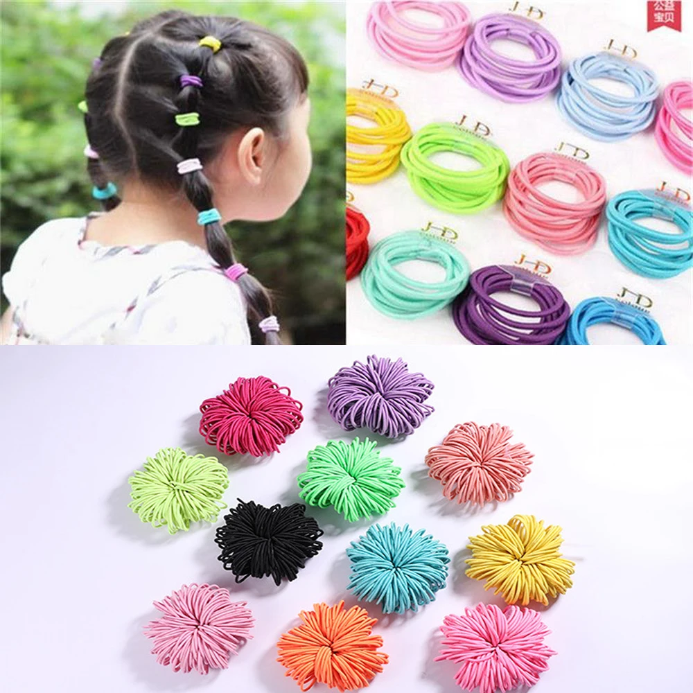 100pcs/lot 3CM Colorful Cute Girl Ponytail Hair Holder Hair Accessories Thin Elastic Rubber Band For Kids Colorful Hair Ties
100pcs/lot 3CM Colorful Cute Girl Ponytail Hair Holder Hair Accessories Thin Elastic Rubber Band For Kids Colorful Hair Ties