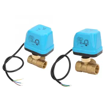 AC 220V 6W 3 Ways Motorized Brass Ball Valve 3 Wire Electric Threaded Ball Valves
AC 220V 6W 3 Ways Motorized Brass Ball Valve 3 Wire Electric Threaded Ball Valves