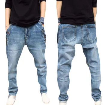 New Fashion Cotton Brand Jeans Plus Size S-7XL Autumn Winter Mens Jeans Hip Hop Harem Loose Denim Pants For Boys Buttons Stretch
New Fashion Cotton Brand Jeans Plus Size S-7XL Autumn Winter Mens Jeans Hip Hop Harem Loose Denim Pants For Boys Buttons Stretch