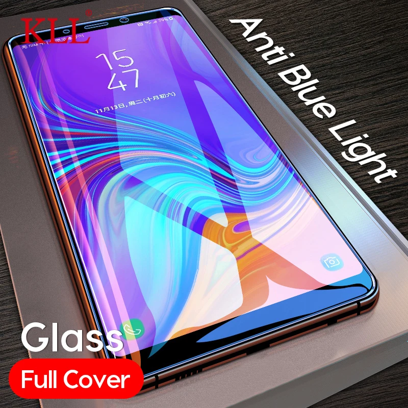 

9H Full Cover Anti-blue Light Tempered Glass for Samsung Galaxy A9 Star A9s A8 A8s A7 A6s A6 Plus C9 C8 C7 Pro Screen Protector