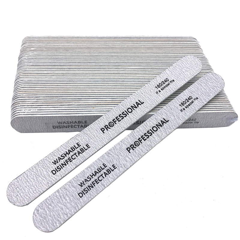 10pcs/lot Professional Nail File For Gel Nails 180/240 Grit Gray Sandpaper Wooden Double-sided Buffer Nail Files Manicure Tools
10pcs/lot Professional Nail File For Gel Nails 180/240 Grit Gray Sandpaper Wooden Double-sided Buffer Nail Files Manicure Tools