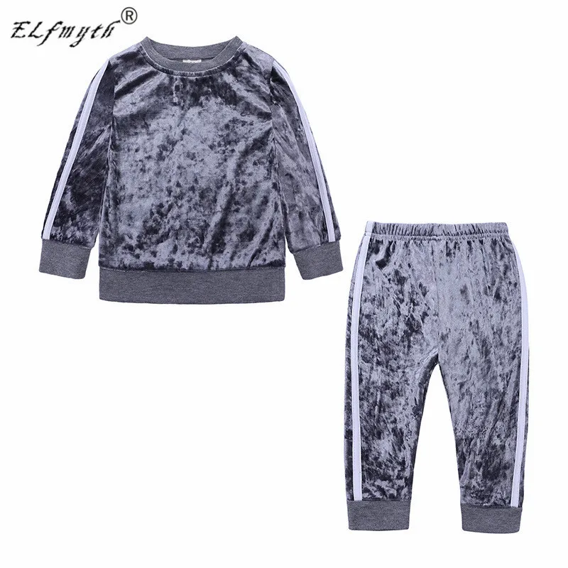 2019 Children Clothing Sets Kids Boys Tracksuits Girls Outfits Velet Ensemble Fille Conjunto Menino Menina Jongens Kleding New
2019 Children Clothing Sets Kids Boys Tracksuits Girls Outfits Velet Ensemble Fille Conjunto Menino Menina Jongens Kleding New