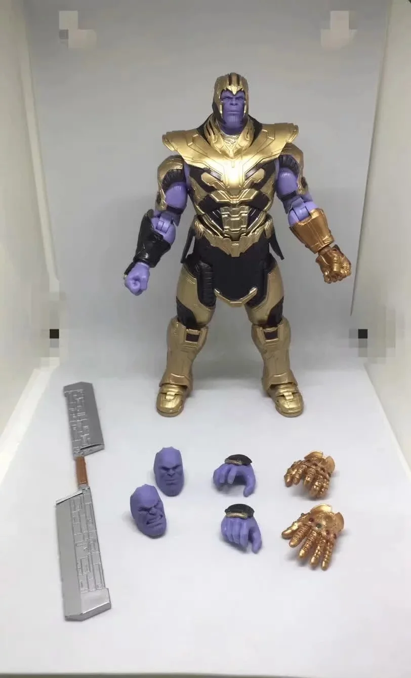Anime 18CM SHF Thanos Marvel Star Thanos Final battle Black Widow Movable PVC Action Figure Toys Model Gift
Anime 18CM SHF Thanos Marvel Star Thanos Final battle Black Widow Movable PVC Action Figure Toys Model Gift