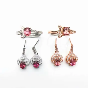 shilovem 925 sterling silver Natural tourmaline Rings stud earrings fine Jewelry women ethnic wedding open new ctz040509agx
shilovem 925 sterling silver Natural tourmaline Rings stud earrings fine Jewelry women ethnic wedding open new ctz040509agx