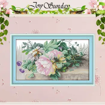 Flowers counted Cross Stitch 11CT 14CT counted Cross Stitch Set wholesale DIY home decor Cross-stitch Kit Embroidery Needlework
Flowers counted Cross Stitch 11CT 14CT counted Cross Stitch Set wholesale DIY home decor Cross-stitch Kit Embroidery Needlework