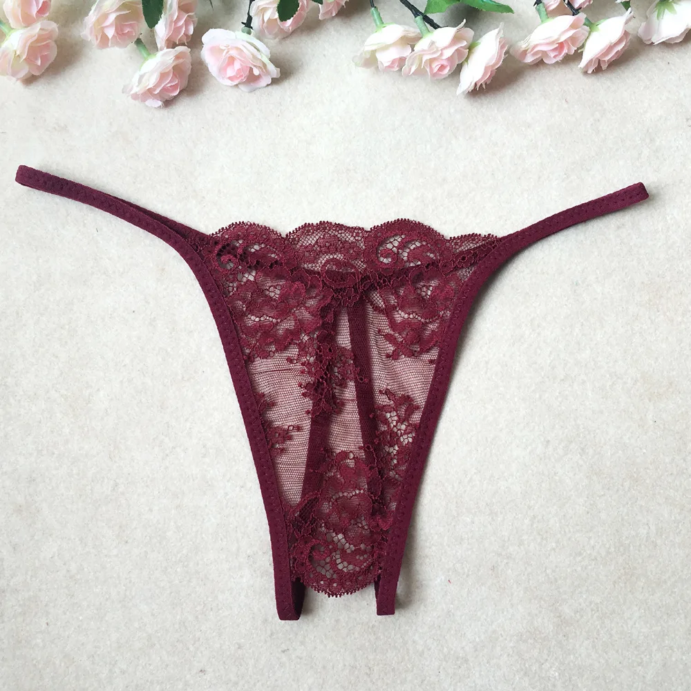 Sexy Women Lingerie G String Thongs Lace Floral Mesh Floral Embroidery Low Rise Briefs Open Crotch Underwear T Back
Sexy Women Lingerie G String Thongs Lace Floral Mesh Floral Embroidery Low Rise Briefs Open Crotch Underwear T Back