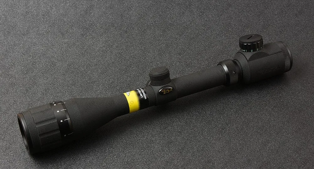 hunting shooting 3-12x40 AO mil dot Waterproof shockproof rifle scope with Cross lighting M6634