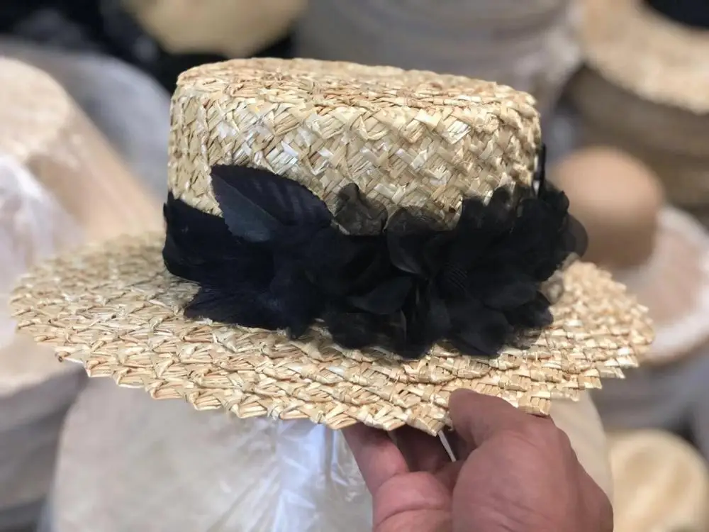 01907-nu HANDMADE natural straw Pineapple pattern Mysterious Black Lace flat lady fedoras cap women leisure panama jazz hat
01907-nu HANDMADE natural straw Pineapple pattern Mysterious Black Lace flat lady fedoras cap women leisure panama jazz hat