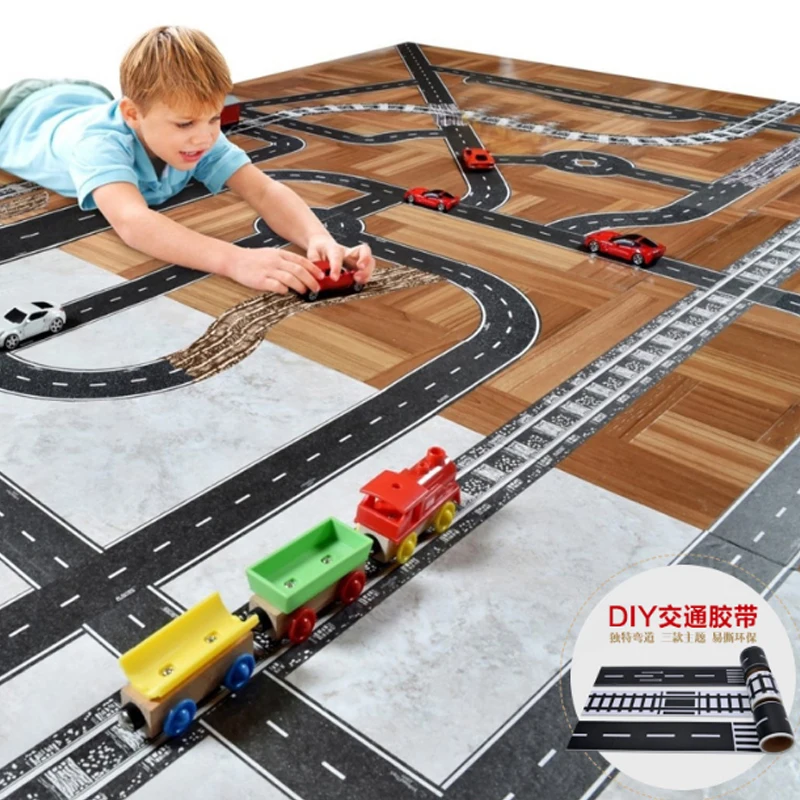 p087 DIY road rail belt sticker road toys children's puzzle design track scene can be used with car car train curve pathway
p087 DIY road rail belt sticker road toys children's puzzle design track scene can be used with car car train curve pathway