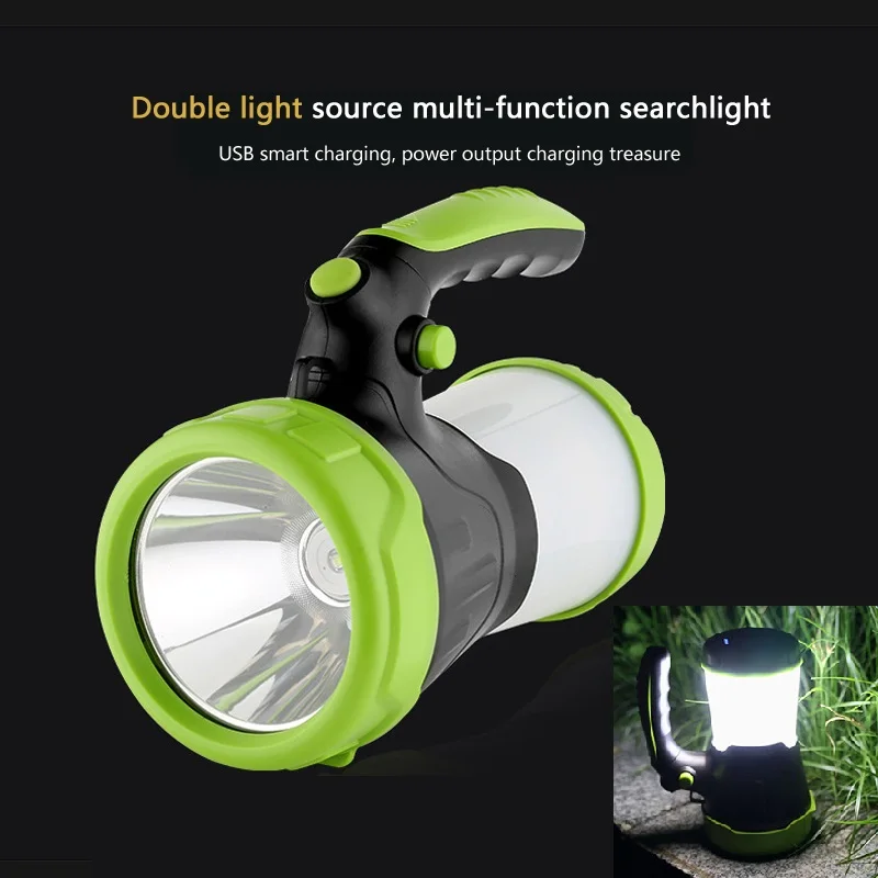 USB Rechargeable Flashlight charging super bright multi-function camping light portable LED searchlight
USB Rechargeable Flashlight charging super bright multi-function camping light portable LED searchlight