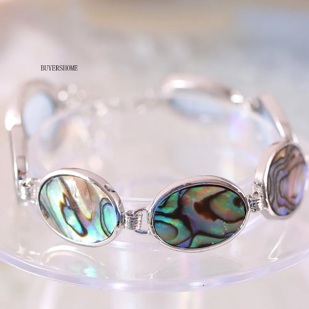 BURERSHOME Hot Jewelry For Weomen Natural 15x20MM Beads Blue New Zealand Abalone Shell Bracelet 7-8.5" 1Pcs H035
BURERSHOME Hot Jewelry For Weomen Natural 15x20MM Beads Blue New Zealand Abalone Shell Bracelet 7-8.5" 1Pcs H035