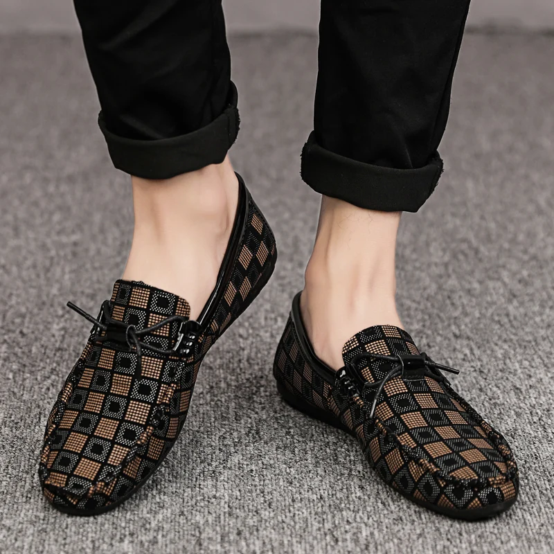 Exquisite Elegant Lattice Soft Moccasins Loafers Fashion Brand Men Flats Comfy Driving Casual Shoes men Sneakers chaussure homme
Exquisite Elegant Lattice Soft Moccasins Loafers Fashion Brand Men Flats Comfy Driving Casual Shoes men Sneakers chaussure homme