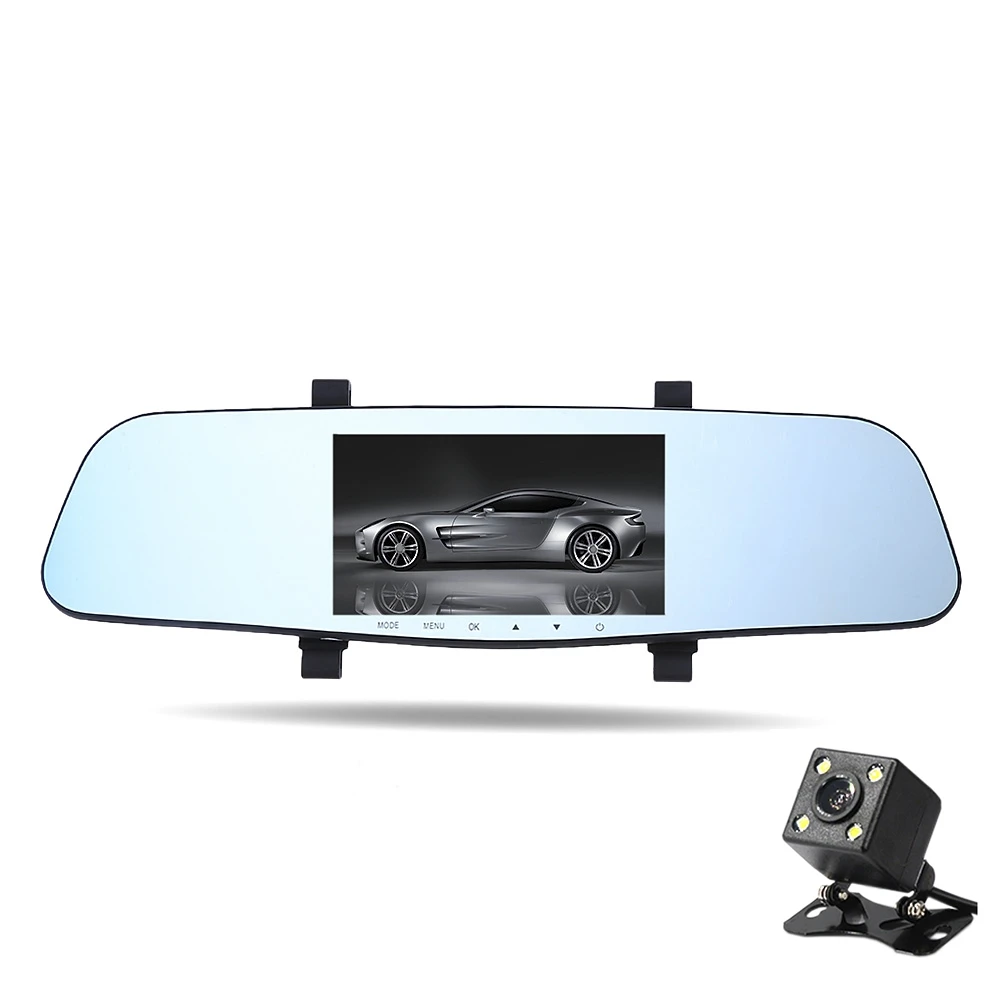 

RM - LC2020 5.0 inch IPS TFT Display Car Rear View Mirror Dash Cam Front 170 Degree Wide Angle Auto Driving DVR