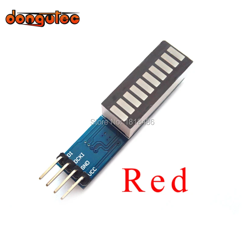 dongutec LED Module LED Bar Red Strip 10 Segment Strip Digital Tube Light Emitting Module
dongutec LED Module LED Bar Red Strip 10 Segment Strip Digital Tube Light Emitting Module