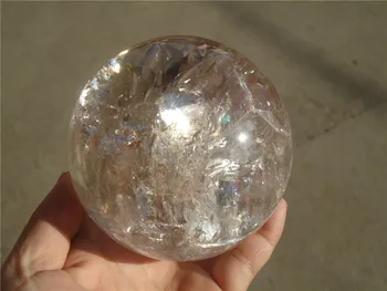 95mm NATURAL rainbow SMOKY Citrine CLEAR QUARTZ CRYSTAL SPHERE BALL 1270g
95mm NATURAL rainbow SMOKY Citrine CLEAR QUARTZ CRYSTAL SPHERE BALL 1270g