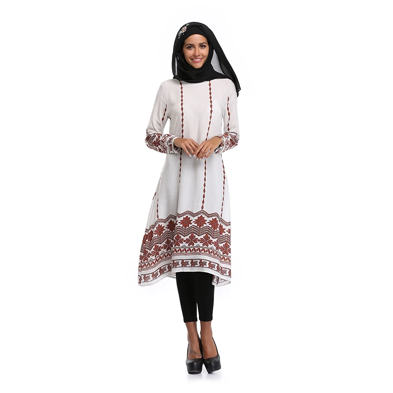 Muslim Abaya Print Shirt Dress Women's Tops Ethnic Kimono Robe Gowns Loose Style Arab Jubah Ramadan Middle East Islamic Clothing
Muslim Abaya Print Shirt Dress Women's Tops Ethnic Kimono Robe Gowns Loose Style Arab Jubah Ramadan Middle East Islamic Clothing
