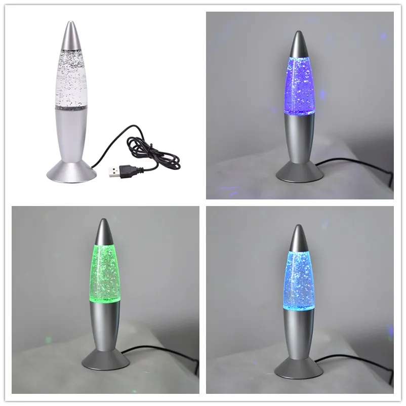 1Pcs Rocket USB RGB Lava Lamp 3 Color Changing LED Glitter Night Light Decor High Quality
1Pcs Rocket USB RGB Lava Lamp 3 Color Changing LED Glitter Night Light Decor High Quality