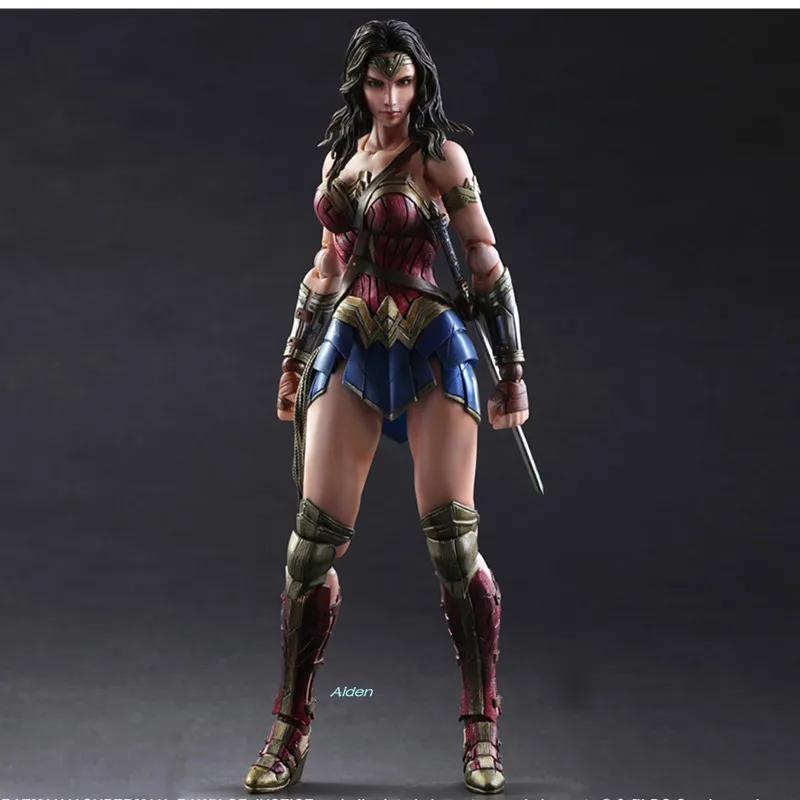 11" Batman v Superman: Dawn of Justice Wonder Woman Play Arts Face-lifting PVC Action Figure Collectible Model Toy BOX 26CM L220
11" Batman v Superman: Dawn of Justice Wonder Woman Play Arts Face-lifting PVC Action Figure Collectible Model Toy BOX 26CM L220