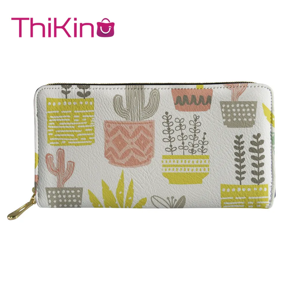 Thikin Cute Cactus Pattern Long Wallets Zipper Phone Bag Card Holder for Pink Girls Clutch Purse Carteira Handbags Notecase 2019
Thikin Cute Cactus Pattern Long Wallets Zipper Phone Bag Card Holder for Pink Girls Clutch Purse Carteira Handbags Notecase 2019