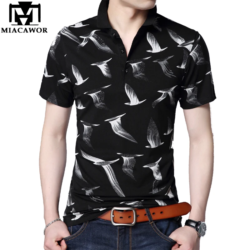 MIACAWOR New Brand Men Shirts Fashion Print Tee shirt Homme Short sleeve Camisa Men Tops&Tees T729
MIACAWOR New Brand Men Shirts Fashion Print Tee shirt Homme Short sleeve Camisa Men Tops&Tees T729