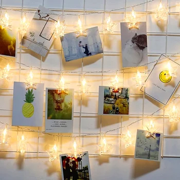 2018 New Arrival Fairy Colorful Star String Phote Picture Clip String Light 1.5M 10 Led Lamp Garland Holiday Wedding Decor Light
2018 New Arrival Fairy Colorful Star String Phote Picture Clip String Light 1.5M 10 Led Lamp Garland Holiday Wedding Decor Light