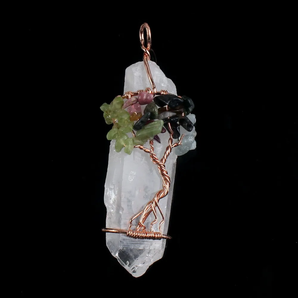 Kraft-beads Rose Gold Color Irregular Shape Natural Rock Crystal Wire Wrapped Mixed Quartz Stone Pendant Charm Jewelry
Kraft-beads Rose Gold Color Irregular Shape Natural Rock Crystal Wire Wrapped Mixed Quartz Stone Pendant Charm Jewelry