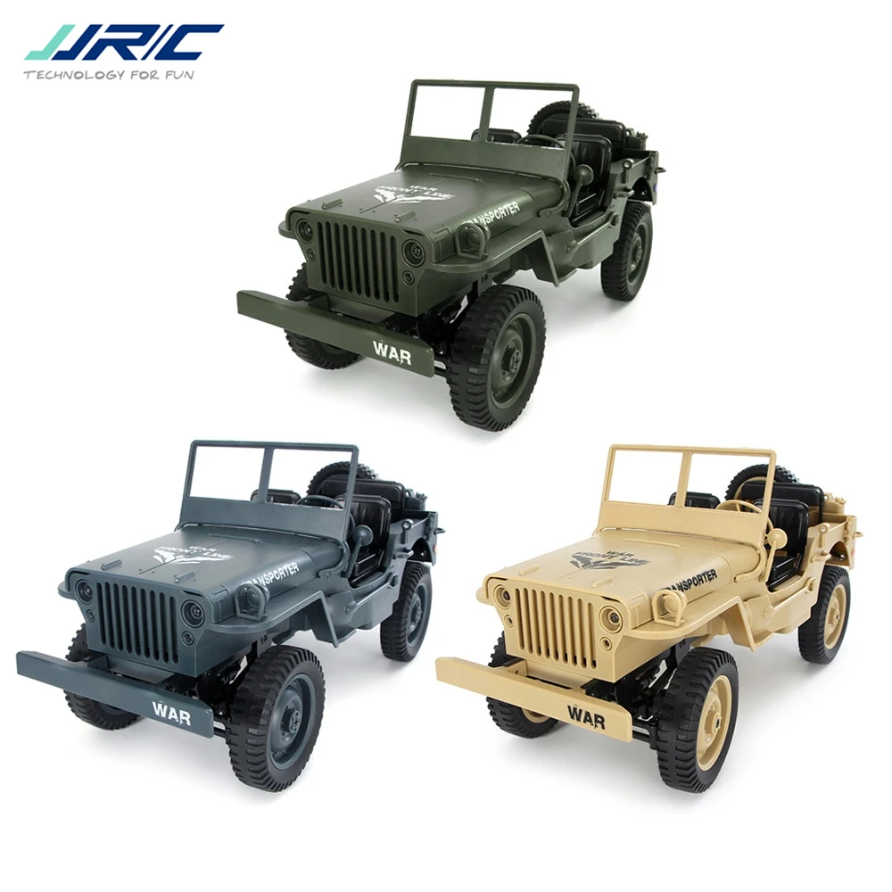 JJRC Q65 1:10 RC Car 2.4G 4WD Off-Road Military Climbing Car Four-Wheel Drive Convertible Remote Control Light Jeep Toy Kid Gift
JJRC Q65 1:10 RC Car 2.4G 4WD Off-Road Military Climbing Car Four-Wheel Drive Convertible Remote Control Light Jeep Toy Kid Gift