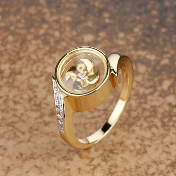 Lucky Rings Rotatable Windmill Zircon Micro Paved Round the Middle East 18 Gold Color Ring Jewelry Gift Dropshipping Wholesale
Lucky Rings Rotatable Windmill Zircon Micro Paved Round the Middle East 18 Gold Color Ring Jewelry Gift Dropshipping Wholesale