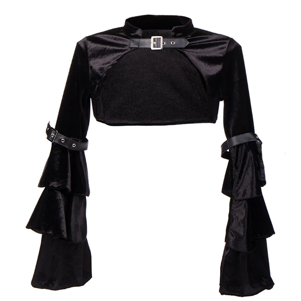 cosplay Medieval retro Renaissance Victorian Gothic short shawl vest top with dress coat for women party outfit costume
cosplay Medieval retro Renaissance Victorian Gothic short shawl vest top with dress coat for women party outfit costume