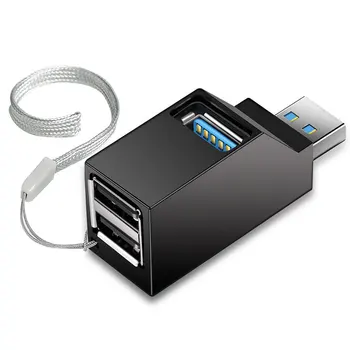 New 3 Port USB Hub Mini USB 2.0 High Speed Hub Splitter Box For PC Laptop U Disk Card Reader For iPhone 7 8 X Mobile Phone Hub
New 3 Port USB Hub Mini USB 2.0 High Speed Hub Splitter Box For PC Laptop U Disk Card Reader For iPhone 7 8 X Mobile Phone Hub