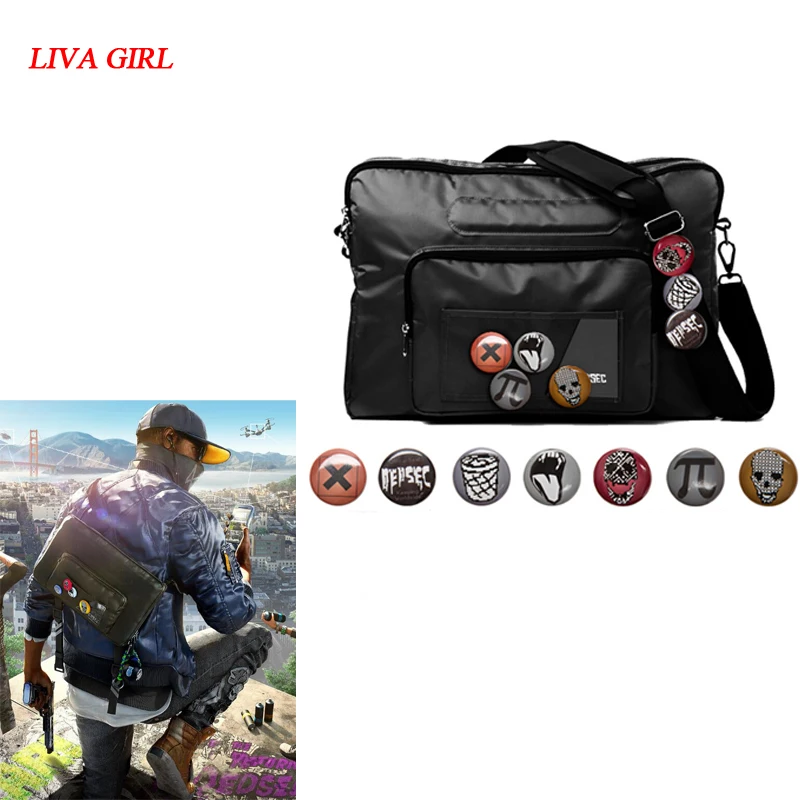 Watch Dogs 2 Bag Marcus Holloway Cosplay Costume Accessories Unisex Bag Hot Game for Halloween Party Outfit Free Badge
Watch Dogs 2 Bag Marcus Holloway Cosplay Costume Accessories Unisex Bag Hot Game for Halloween Party Outfit Free Badge