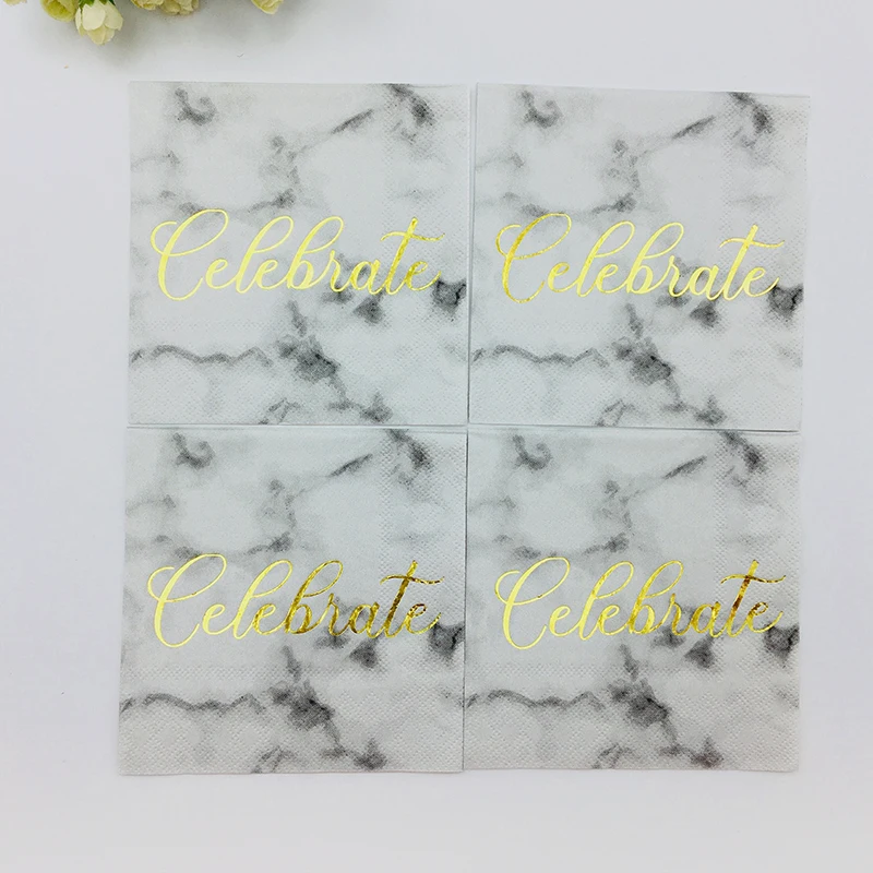 80pcs Marble Celebrate Disposable Napkins for Grand Event Anniversary Party Decor Napkins Foil Gold Cocktail Buffet Serviettes
80pcs Marble Celebrate Disposable Napkins for Grand Event Anniversary Party Decor Napkins Foil Gold Cocktail Buffet Serviettes