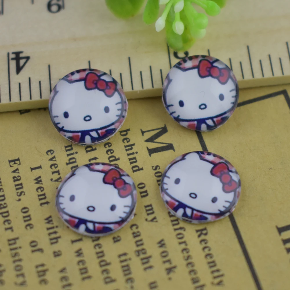 12mm 20pcs Round Glass Cabochons Art Cameo Ste Handmade embedded Hello Kitty Series 3
12mm 20pcs Round Glass Cabochons Art Cameo Ste Handmade embedded Hello Kitty Series 3