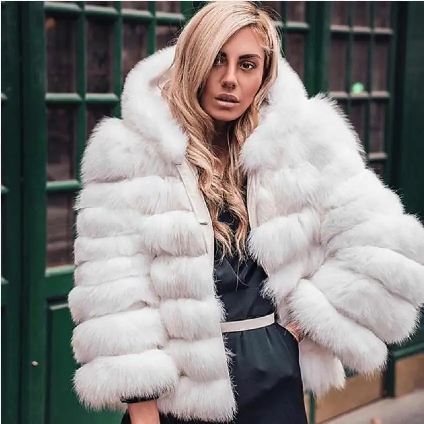 2019Women's Natural Fox Fur with Short Hat Sleeve Detachable Four-in-one Real Fox Fur Coat European Stand Winter Warm Fashion C
2019Women's Natural Fox Fur with Short Hat Sleeve Detachable Four-in-one Real Fox Fur Coat European Stand Winter Warm Fashion C