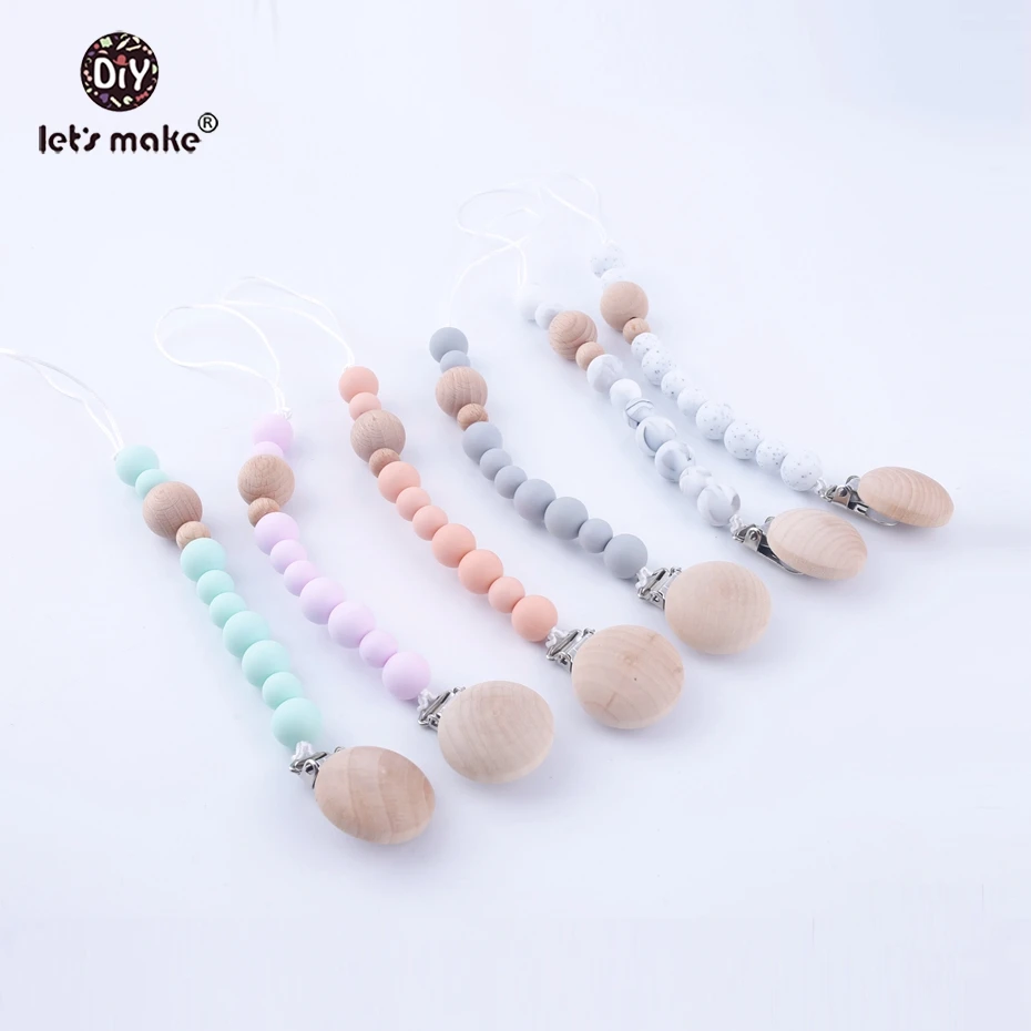 Let's Make Pacifier Clip Holder For Nipples 4-6Months 1PC Wholesale BPA Free Baby Newborn Wooden Beech Food Grade Wooden Teether
Let's Make Pacifier Clip Holder For Nipples 4-6Months 1PC Wholesale BPA Free Baby Newborn Wooden Beech Food Grade Wooden Teether