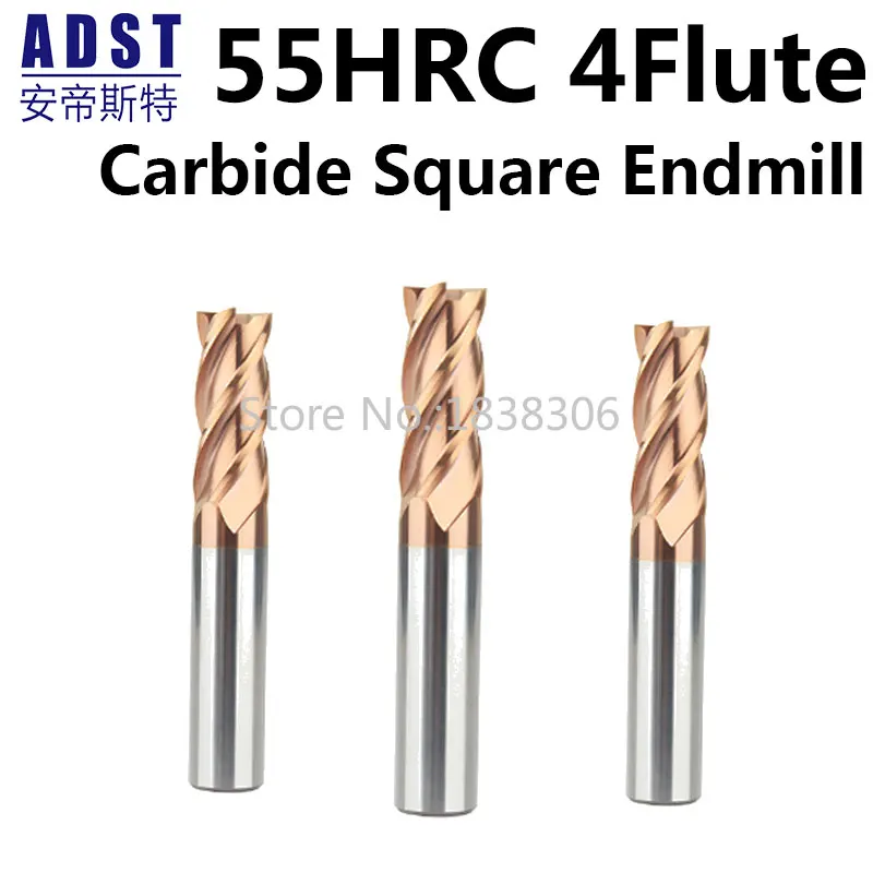 Endmill End Mill Carbide Tungsten Milling Cutter Cutting Tools 55HRC 4 Flute Square endmill Router Bit 1 Pcs Free Shipping
Endmill End Mill Carbide Tungsten Milling Cutter Cutting Tools 55HRC 4 Flute Square endmill Router Bit 1 Pcs Free Shipping