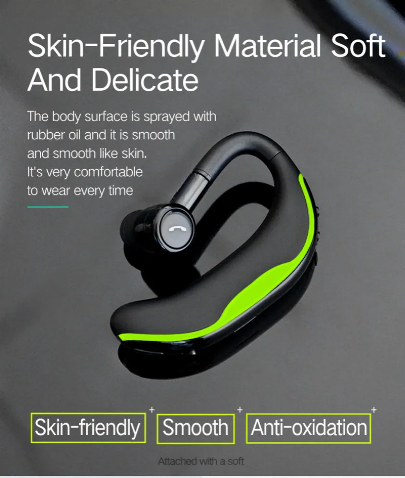New Wireless Bluetooth MUSIC Earphone Ear Hook Painless Headset Sport BUSINESS Headset For iPhone Xiaomi all Smart Mobile Phone
New Wireless Bluetooth MUSIC Earphone Ear Hook Painless Headset Sport BUSINESS Headset For iPhone Xiaomi all Smart Mobile Phone