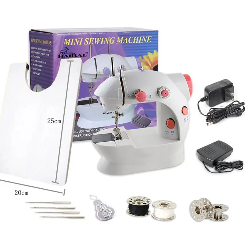 Mini Electric Sewing Machine 202A Dual Speed Adjustment with Extension Table Double Threads Pendal Red Sewing Machine EU Plug
Mini Electric Sewing Machine 202A Dual Speed Adjustment with Extension Table Double Threads Pendal Red Sewing Machine EU Plug