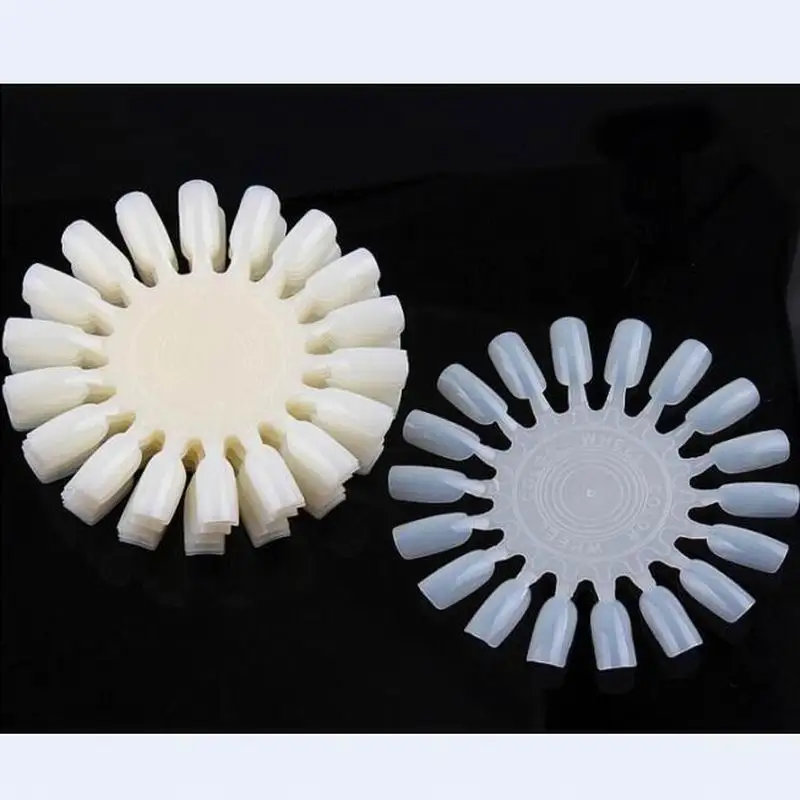 Good quality false nail tips color palette display panel Round mould as manicure practice display board beauty nail art salon
Good quality false nail tips color palette display panel Round mould as manicure practice display board beauty nail art salon